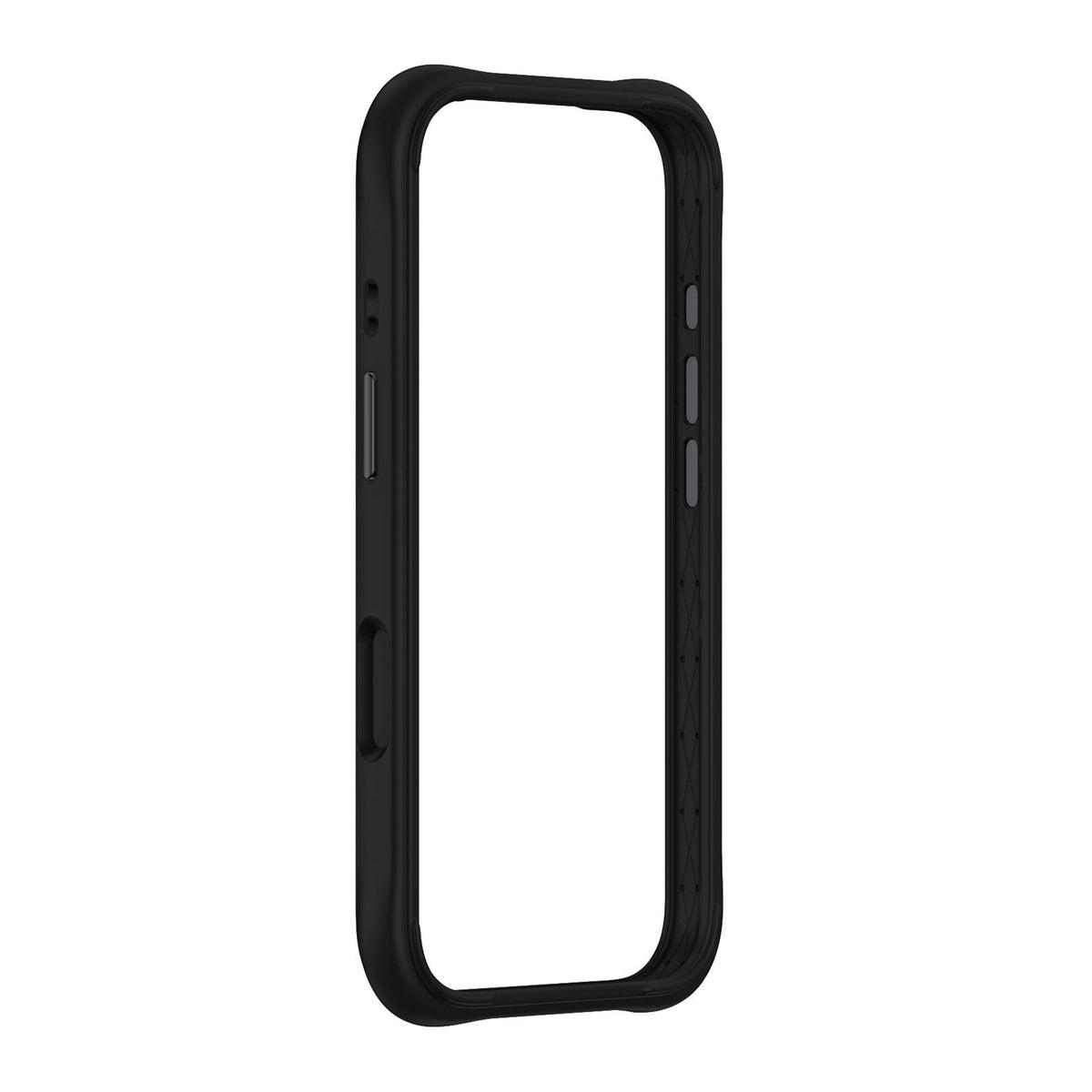 Compatible with iPhone 18 Pro Max Phone Silicone Frame Bumper - Black