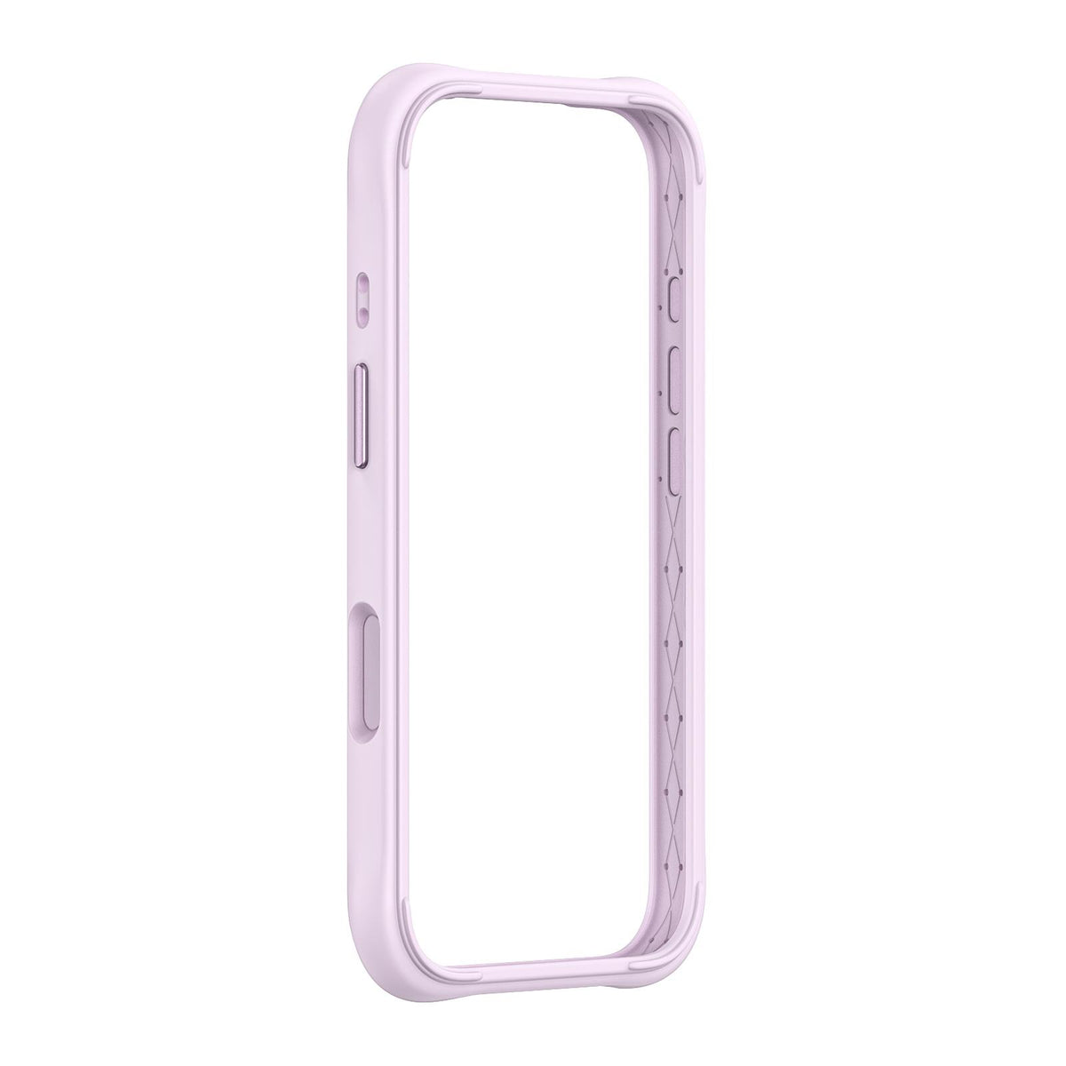 Compatible with iPhone 18 Pro Max Phone Silicone Frame Bumper - Morandi Purple