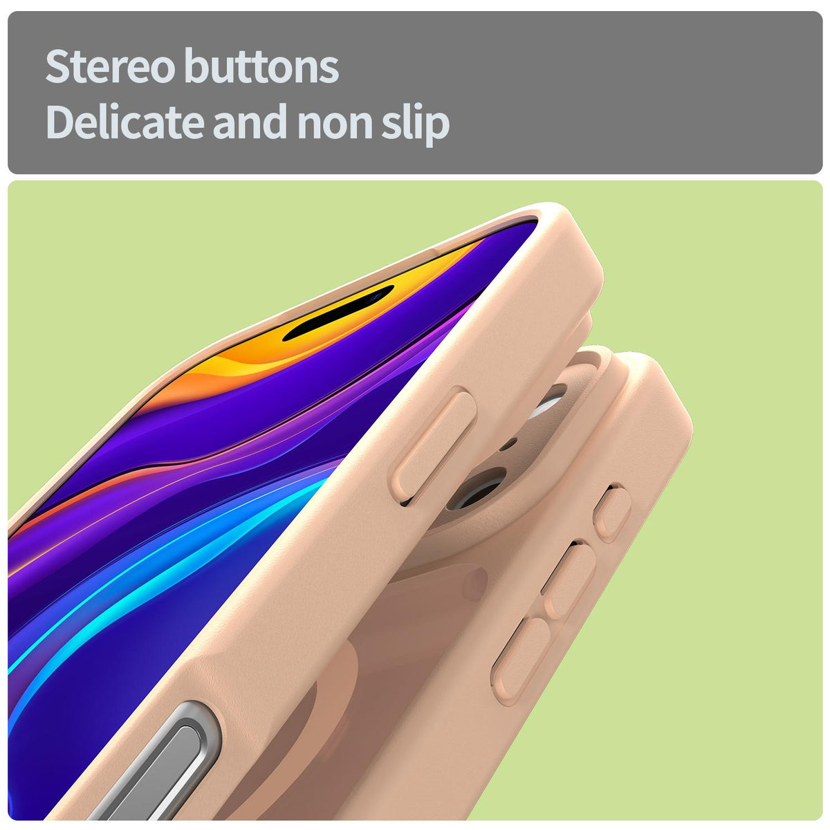 Compatible with iPhone 18 Pro Max Fanying Series Precision Camera Hole PC Dual-Layer TPU Translucent Frosted Magnetic Phone Case - Rouge Powder
