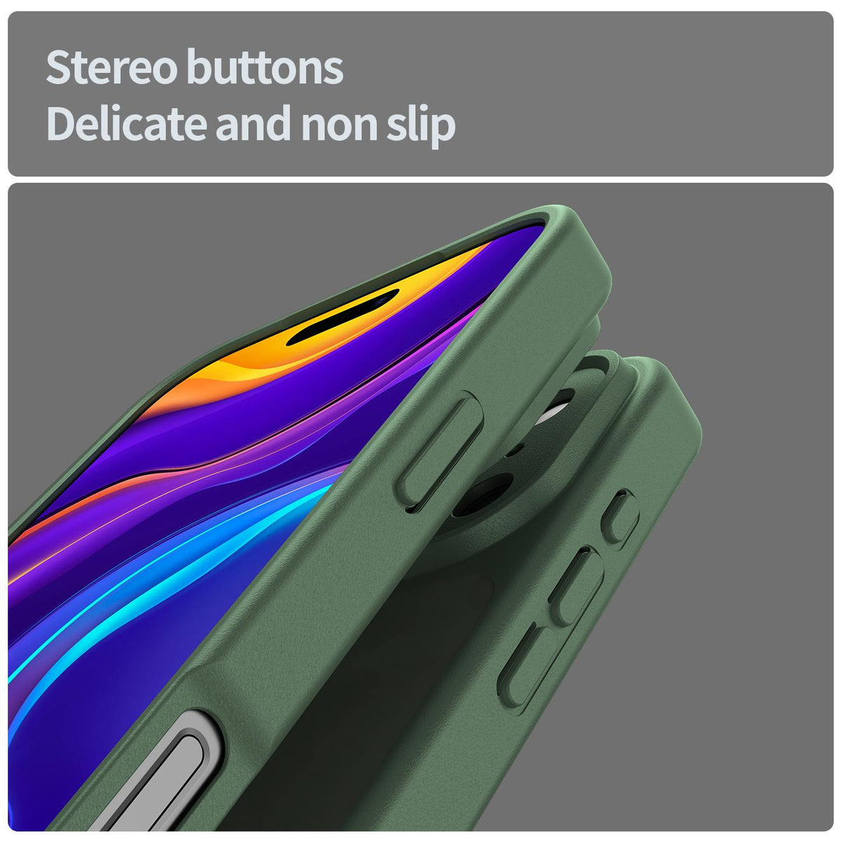 Compatible with iPhone 18 Pro Max Fanying Series Precision Camera Hole PC Dual-Layer TPU Translucent Frosted Phone Case - Olive Green