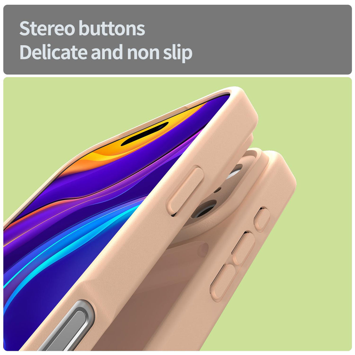 Compatible with iPhone 18 Pro Fanying Series Precision Camera Hole PC Dual-Layer TPU Translucent Frosted Phone Case - Rouge Powder