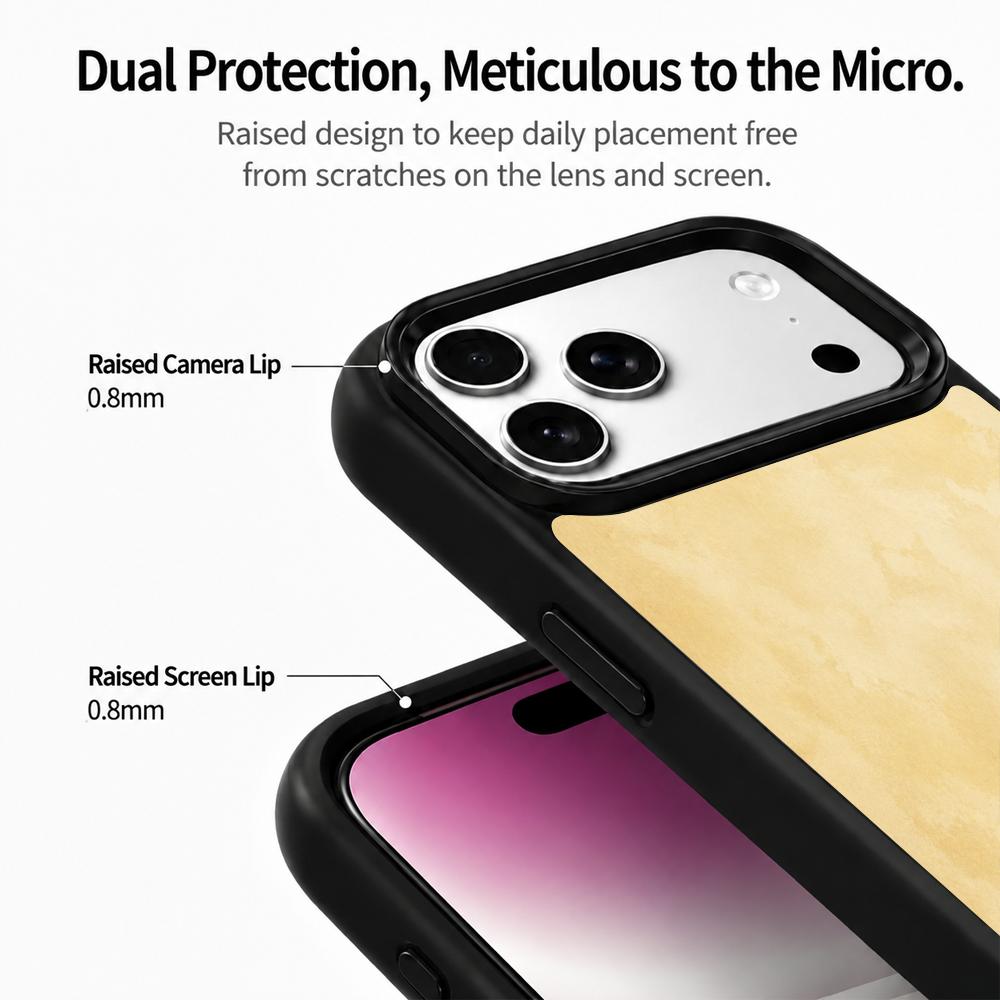 Compatible with iPhone 18 Pro & 17 Pro Earth Series PC Silicone Magnetic Phone Case - Earthy Peony