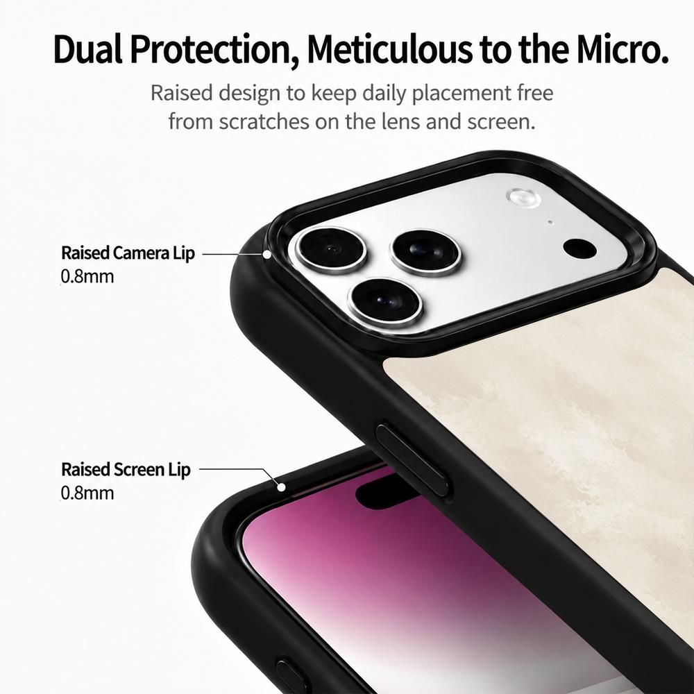 Compatible with iPhone 18 Pro Max & 17 Pro Max Gold Series PC Silicone Magnetic Phone Case - Golden Peony