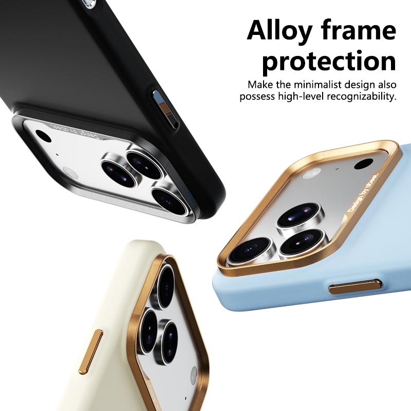 Compatible with iPhone 18 Pro Max ABEEL Lightweight Zero Skin Feel Magnetic PC Phone Case - Lilac Purple