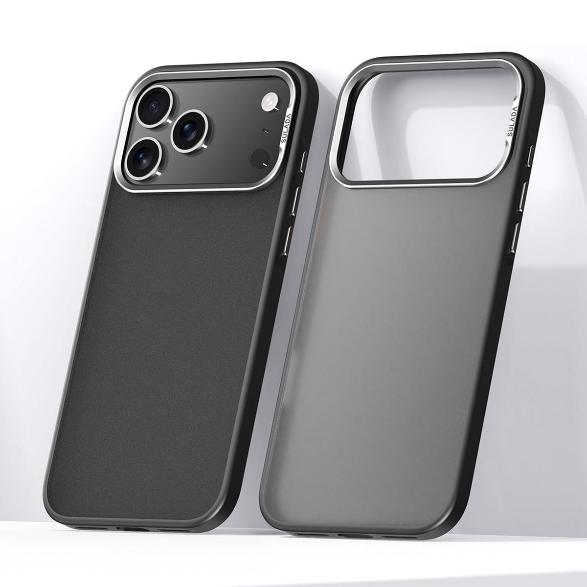 Compatible with iPhone 18 Pro Max SULADA Skin Feel Matte Shockproof Phone Case - Black