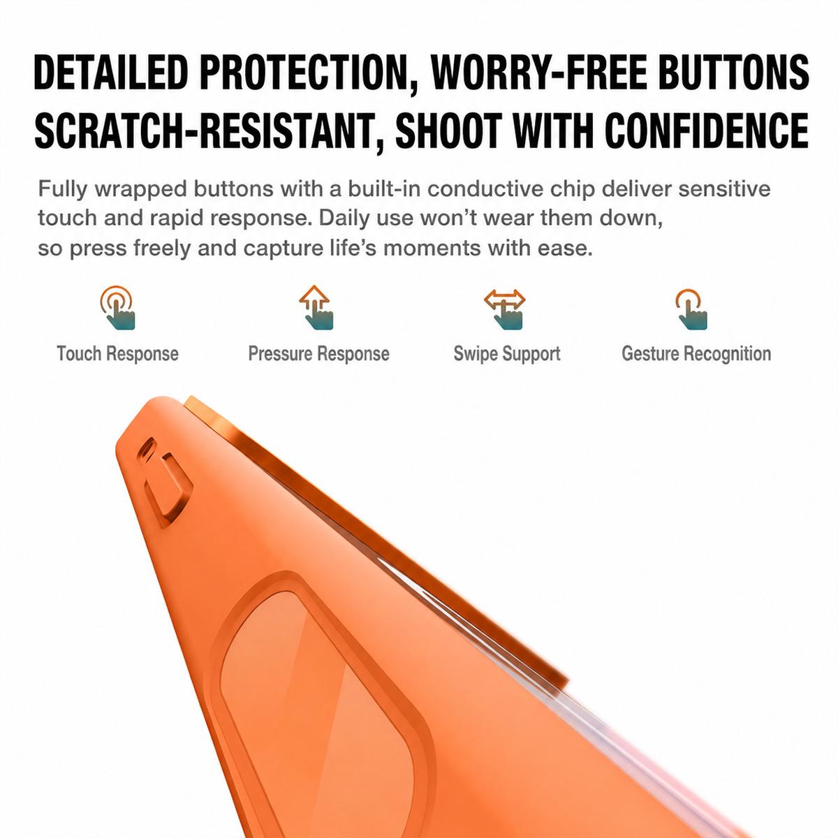 Compatible with iPhone 18 Pro Max Liquid Silicone Frame Dual-Layer Clear Back Panel Magnetic Phone Case - White
