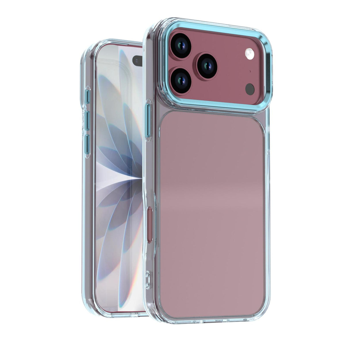 Compatible with iPhone 18 Pro Max Shine High Transparency Acrylic Phone Case - Blue