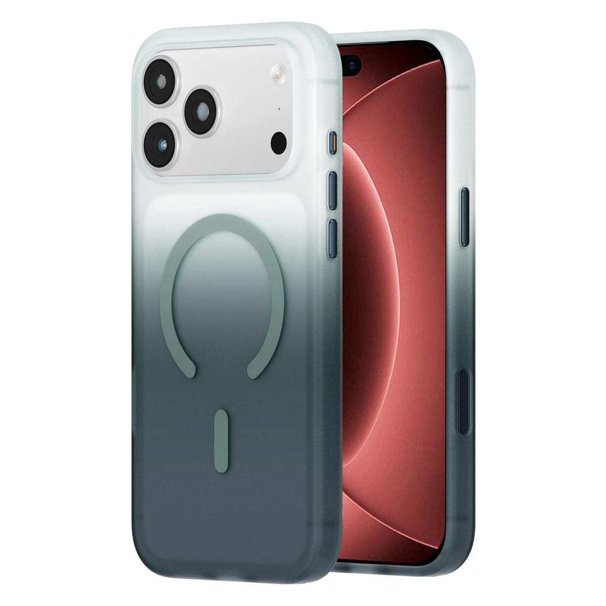 Compatible with iPhone 18 Pro Max Twilight Gradient Magnetic Phone Case - Winter Compatible withest