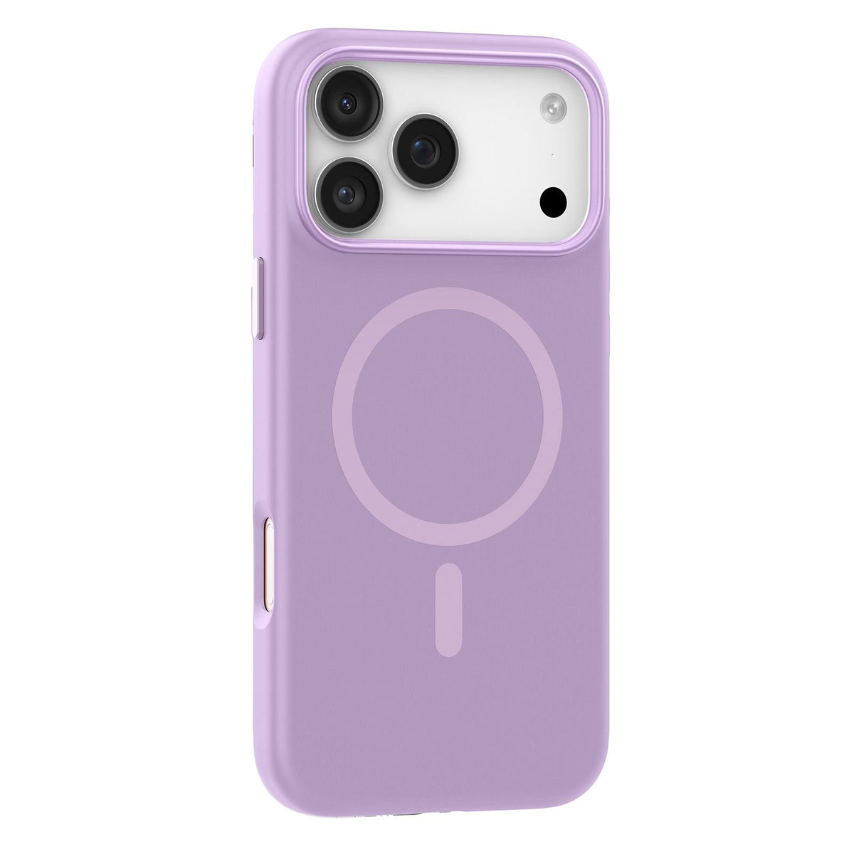 Compatible with iPhone 18 Pro Max Mutural Karen Series Liquid Silicone MagSafe Phone Case - Purple