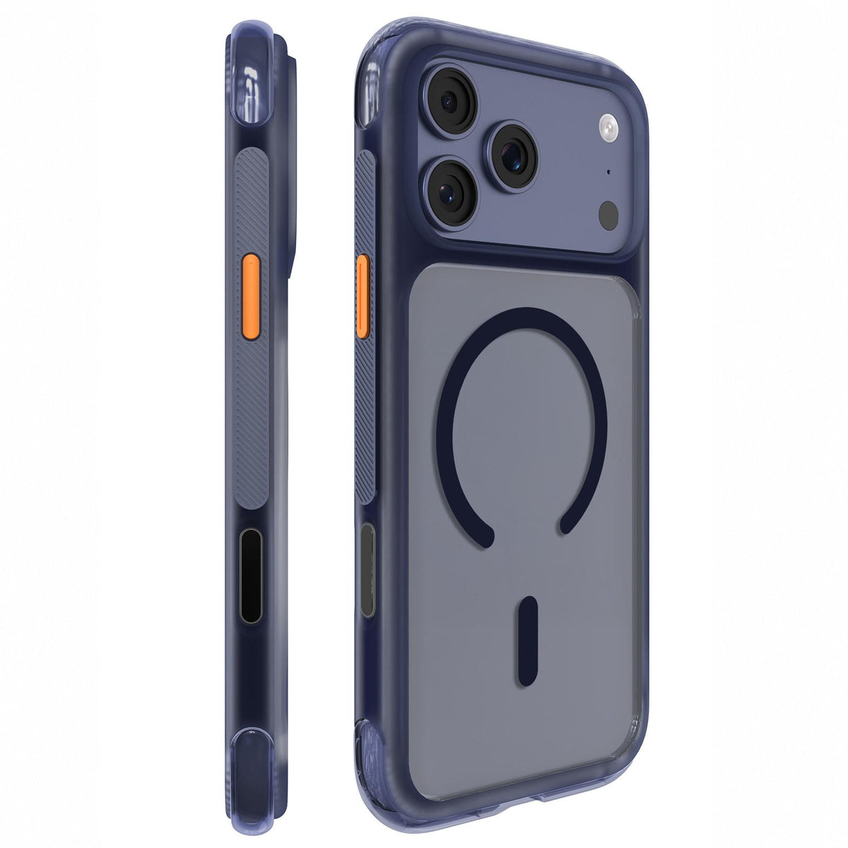 Compatible with iPhone 18 Pro Max Mutural AirShield Series Magnetic Phone Case - Navy Blue