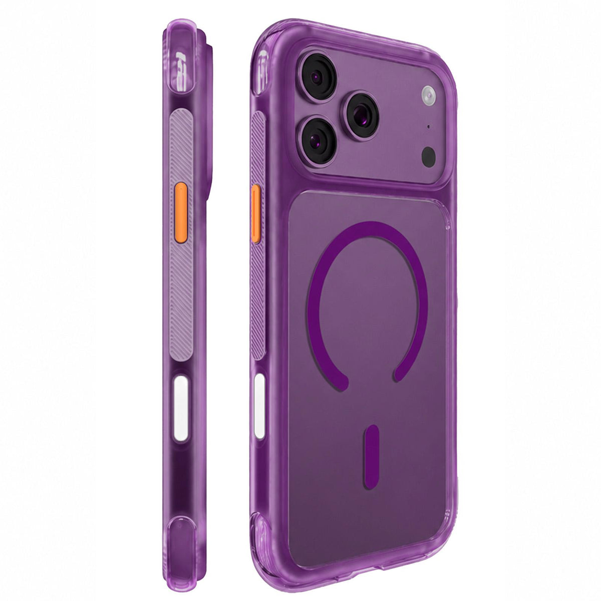 Compatible with iPhone 18 Pro Mutural AirShield Series Magnetic Phone Case - Purple