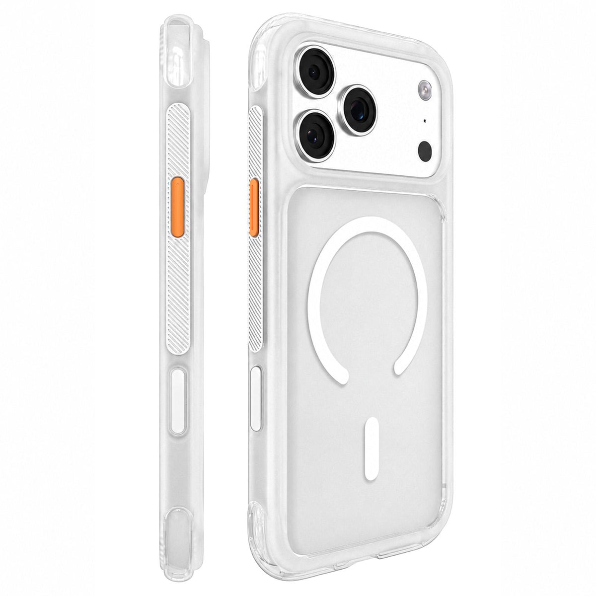 Compatible with iPhone 18 Pro Mutural AirShield Series Magnetic Phone Case - White