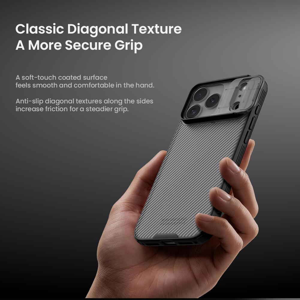 Compatible with iPhone 18 Pro Max NILLKIN CamShield Pro PC Phone Case - Black