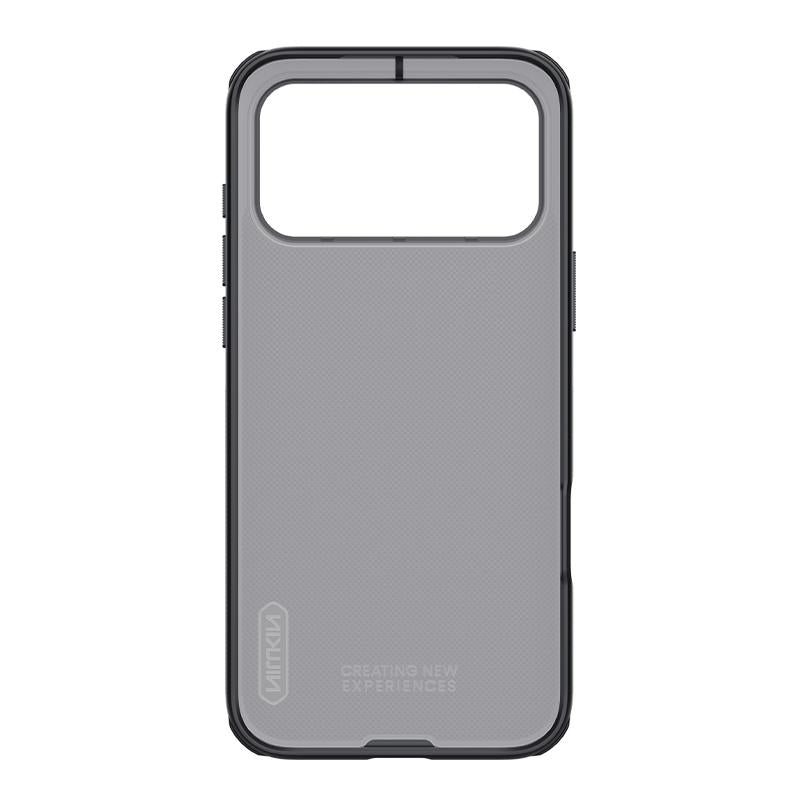 Compatible with iPhone 18 Pro Max NILLKIN Frosted Shield Pro PC + TPU Phone Case - Transparent Black