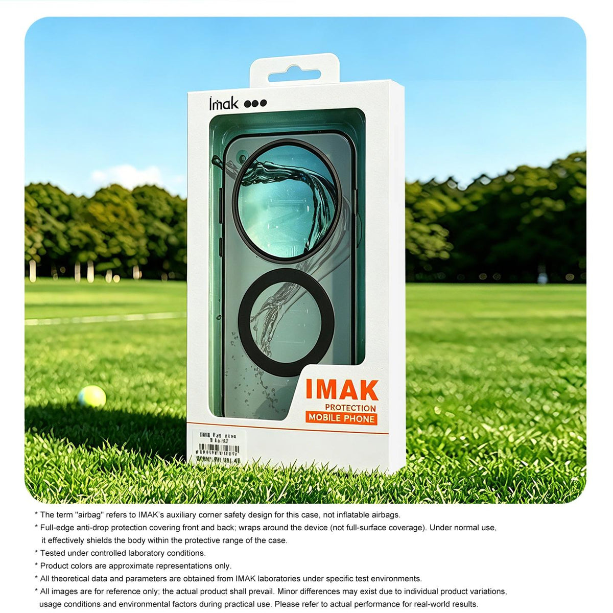Compatible with iPhone 18 Pro Max imak Candy Series Magnetic Shockproof Phone Case - Black
