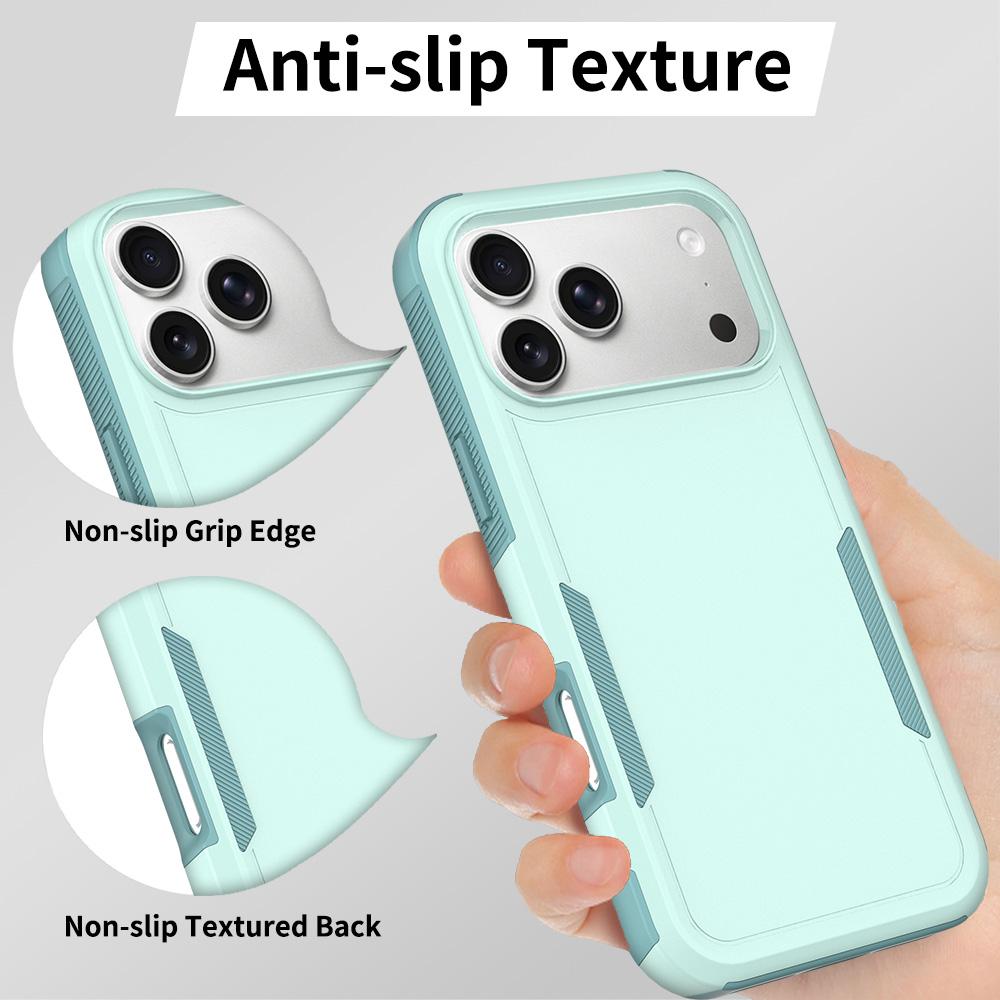 Compatible with iPhone 18 Pro Max 2 in 1 PC + TPU Phone Case - Light Green