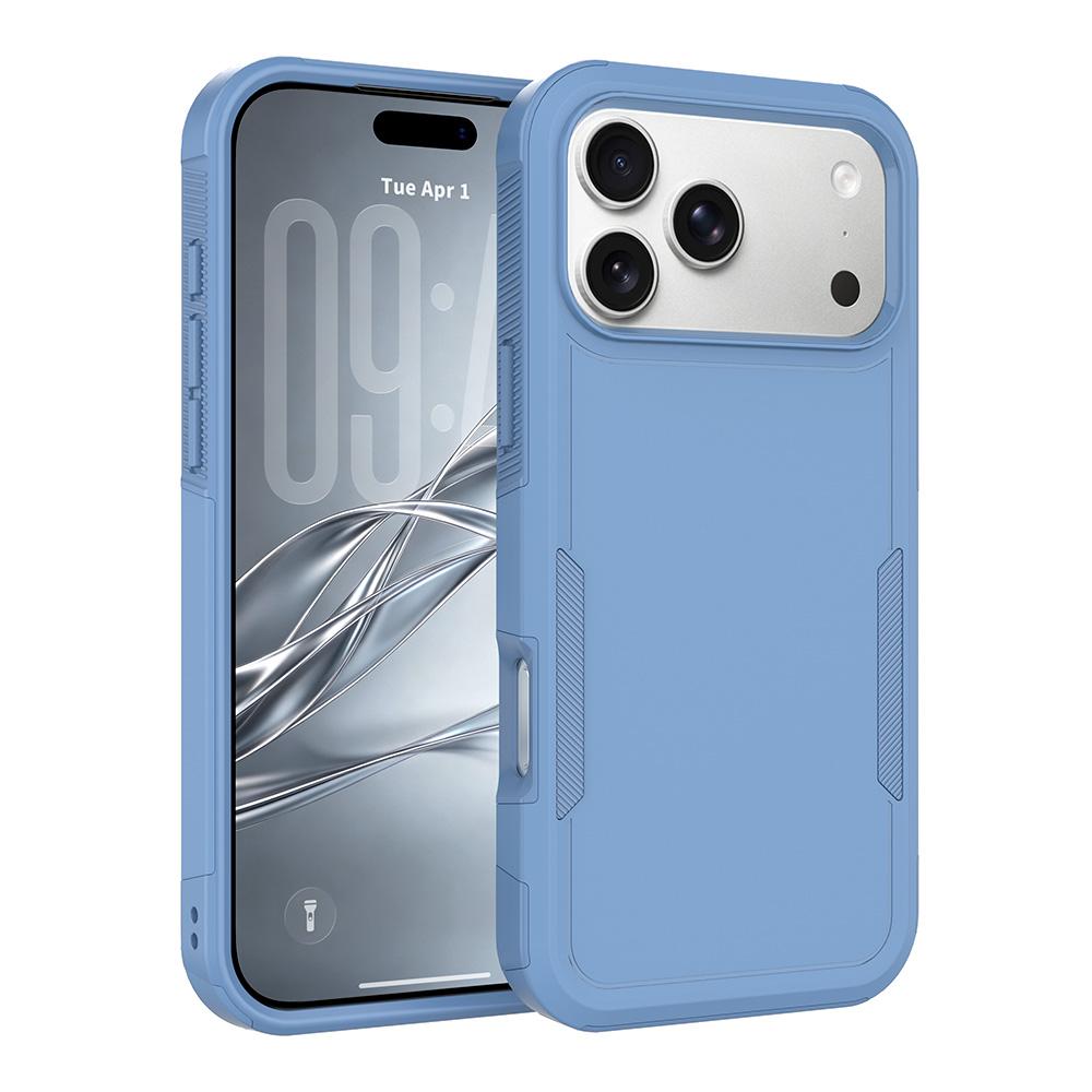 Compatible with iPhone 18 Pro Max 2 in 1 PC + TPU Phone Case - Sierra Blue