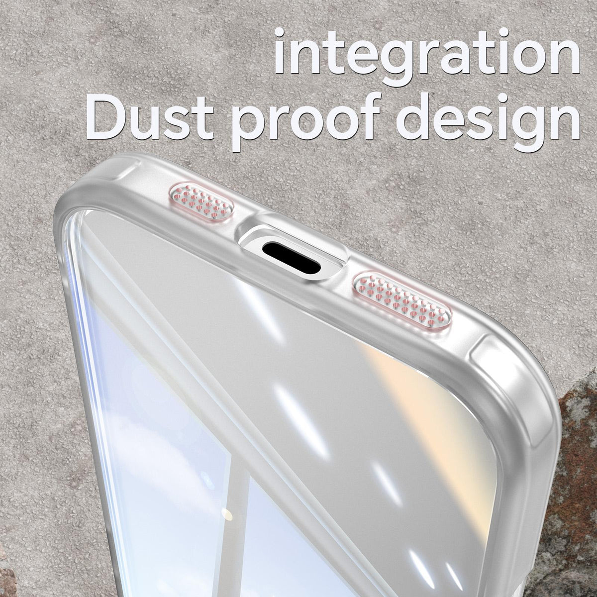 Compatible with iPhone 18 Pro Acrylic Dual-Layer TPU Armor Shockproof Phone Case - Transparent