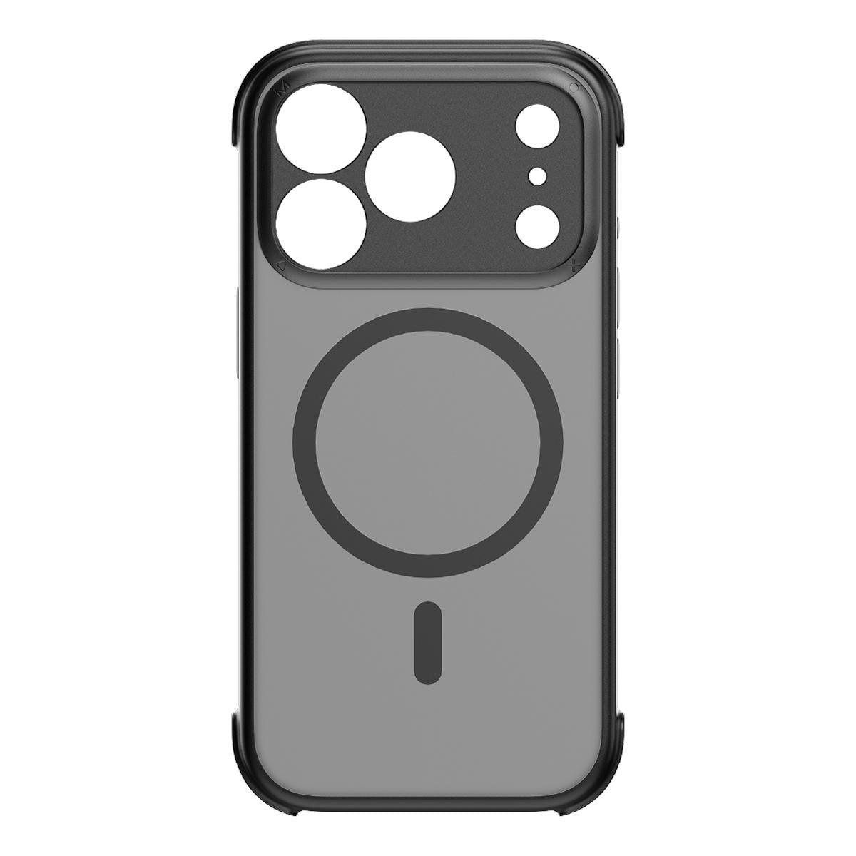 Compatible with iPhone 18 Pro MOMAX SOMA Air Series AirBag Skin-Friendly Magnetic Phone Case - Black