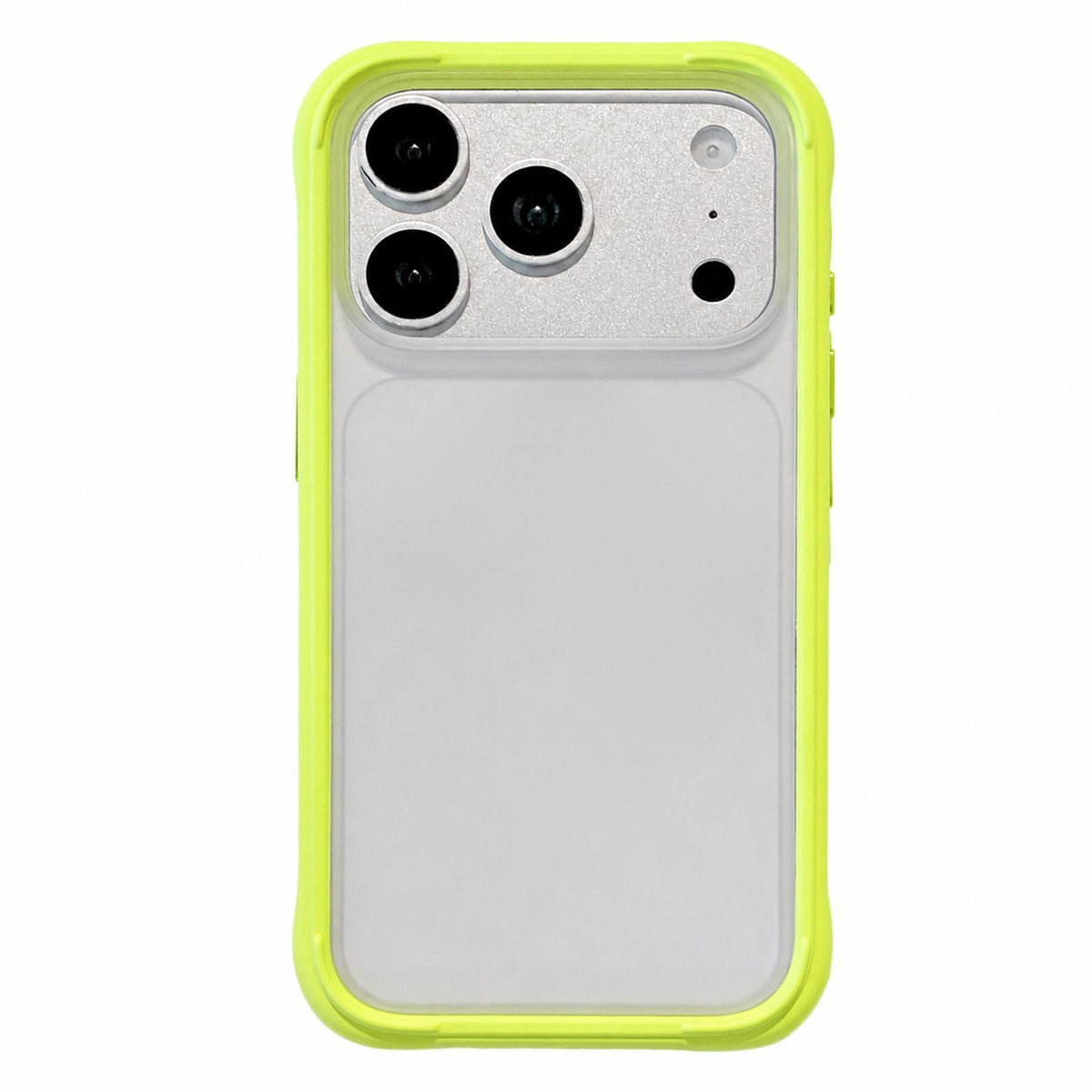 Compatible with iPhone 18 Pro Max Silicone Frame Bumper Frosted Back Panel Phone Case - Green