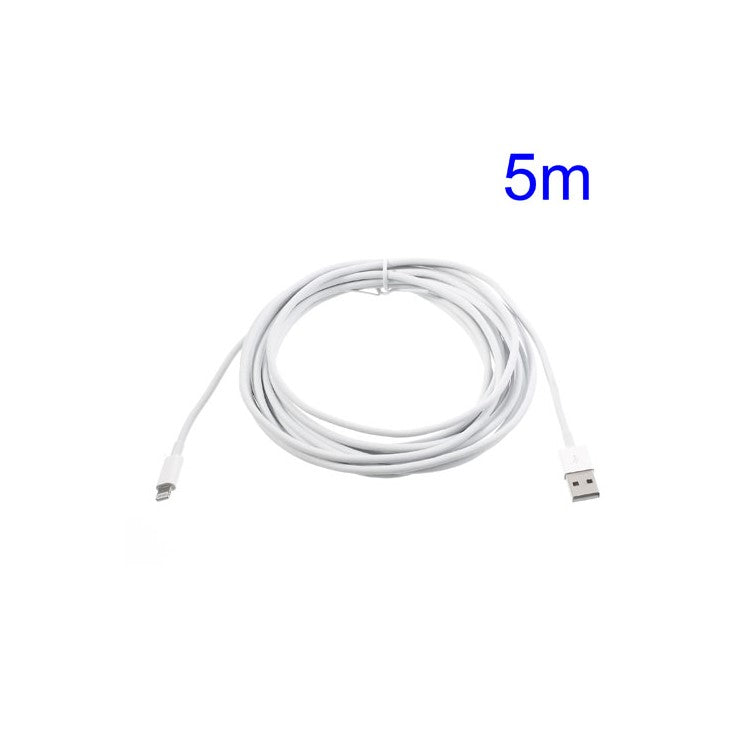 5m Lightning 8-pin to USB Data Sync Charging Cable for iPhone/iPad, Support IOS 8.0 System