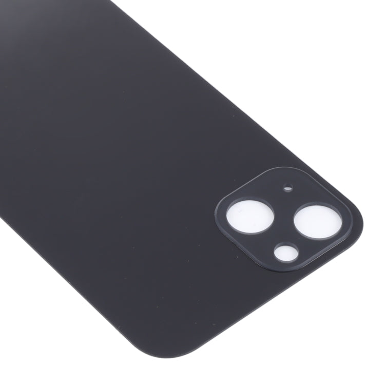 Easy Replacement Big Camera Hole Glass Back Battery Cover for iPhone 13(Black)