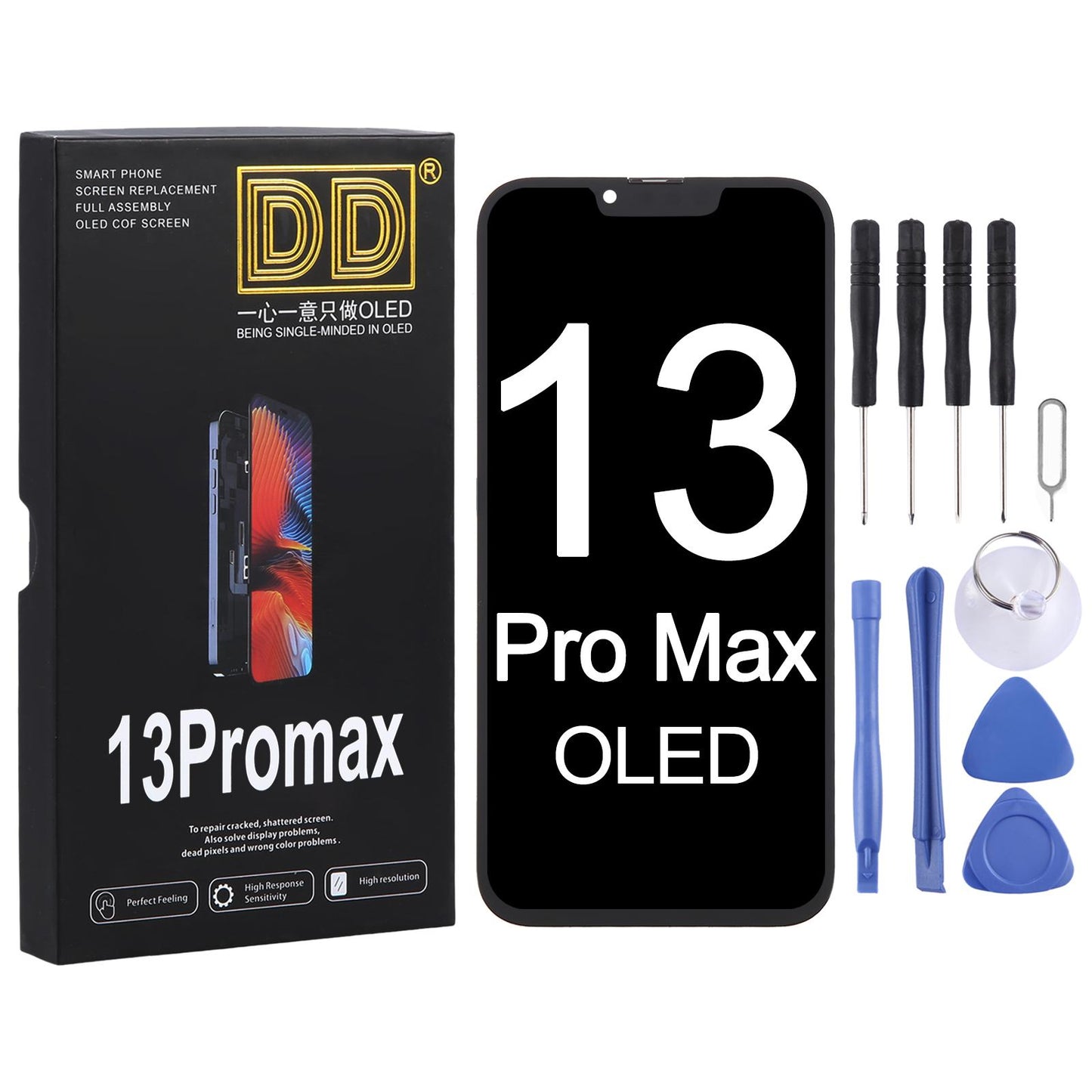 For iPhone 13 Pro Max DD Hard OLED Screen, Remove IC Need Professional Repair