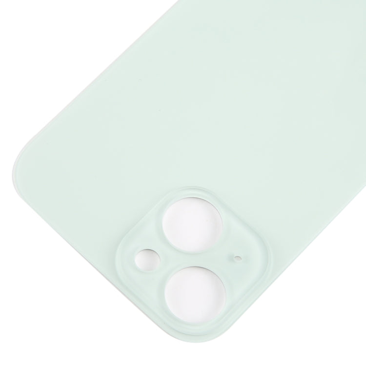 For iPhone 15 Glass Battery Back Cover(Green)