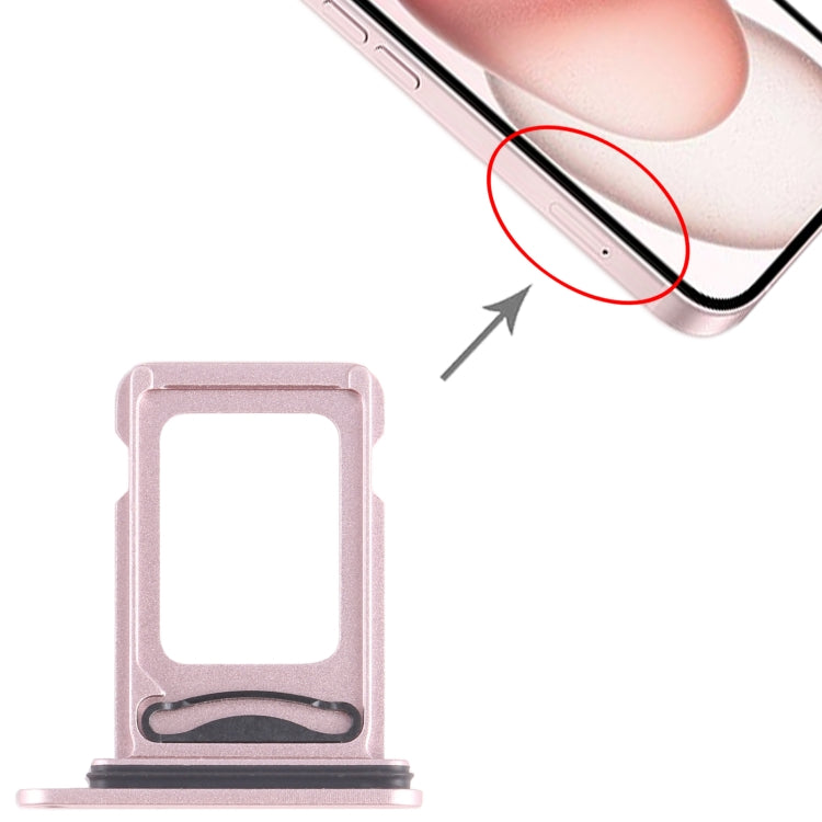 For iPhone 15 SIM + SIM Card Tray (Pink)