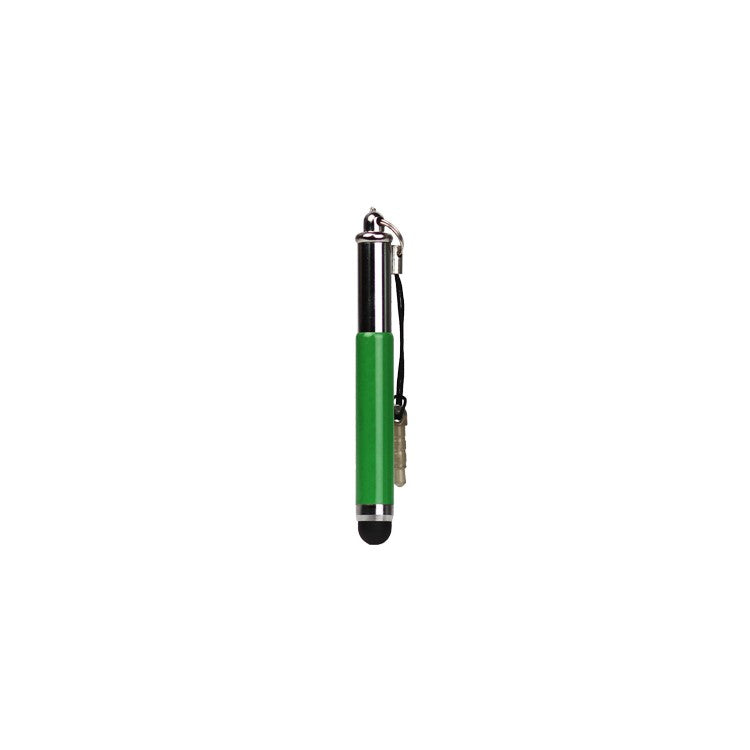 Universal Retractable Capacitive Soft Stylus Touch Pen for iPhone iPad iPod HTC - Green