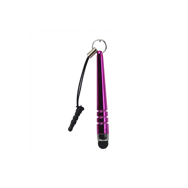 3.5mm Plug Premium Capacitive Stylus Touch Pen for iPhone 4S 4 5 5s 5c / The New iPad / HTC - Pink