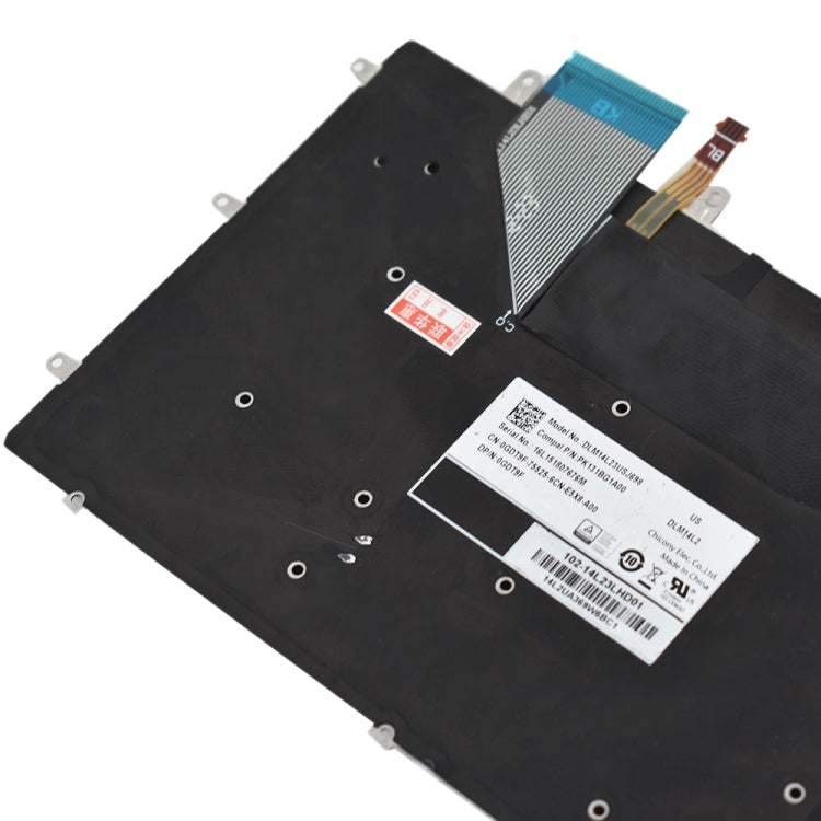 US Keyboard with Backlight for Dell xps 15 9550 9560 (Black)