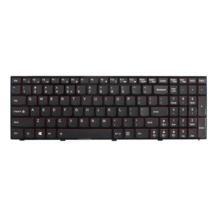US Keyboard with Backlight for Lenovo Y500 Y500N Y510P Y500NT Y590 (Black)