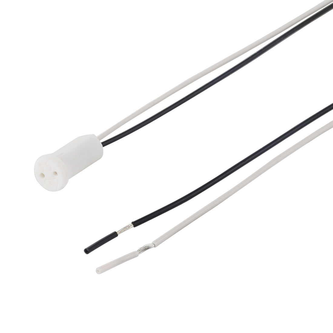 10 PCS G4 LED Crystal Head Light Bulb Halogen Lamp Socket Holder, Cable Length: 20cm