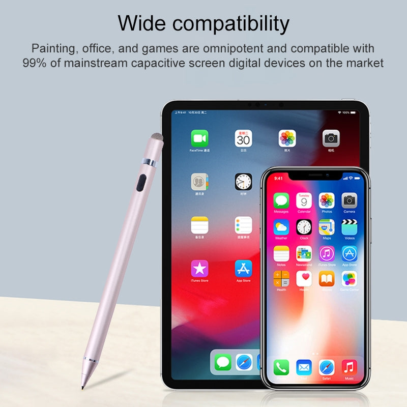 N1 1.45mm Metal Tip Capacitive Stylus Pen (White)