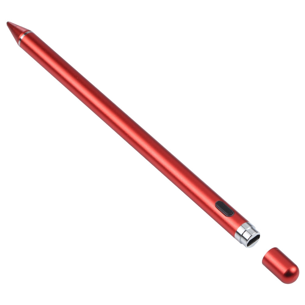 Universal Active Capacitive Stylus Pen(Red)