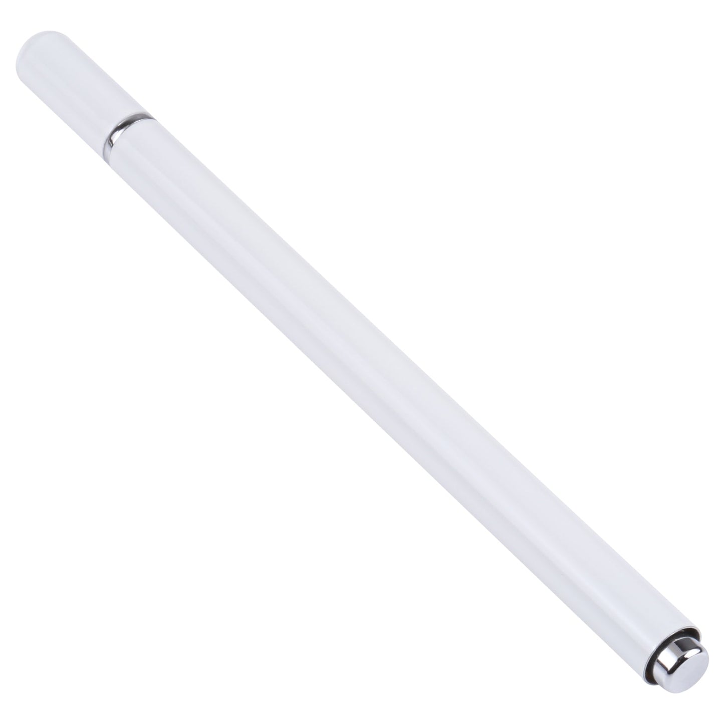 366 Universal Silicone Disc Nib Capacitive Stylus Pen with Magnetic Cap(White)