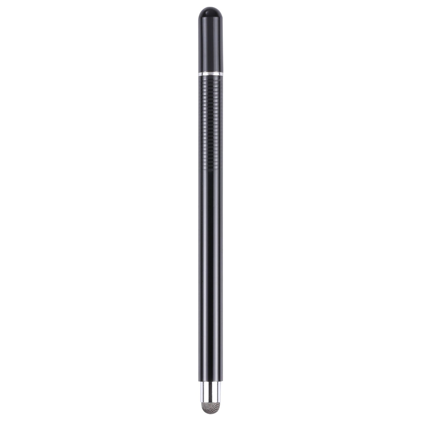 361 2 in 1 Universal Silicone Disc Nib Stylus Pen with Mobile Phone Writing Pen & Magnetic Cap(Black)