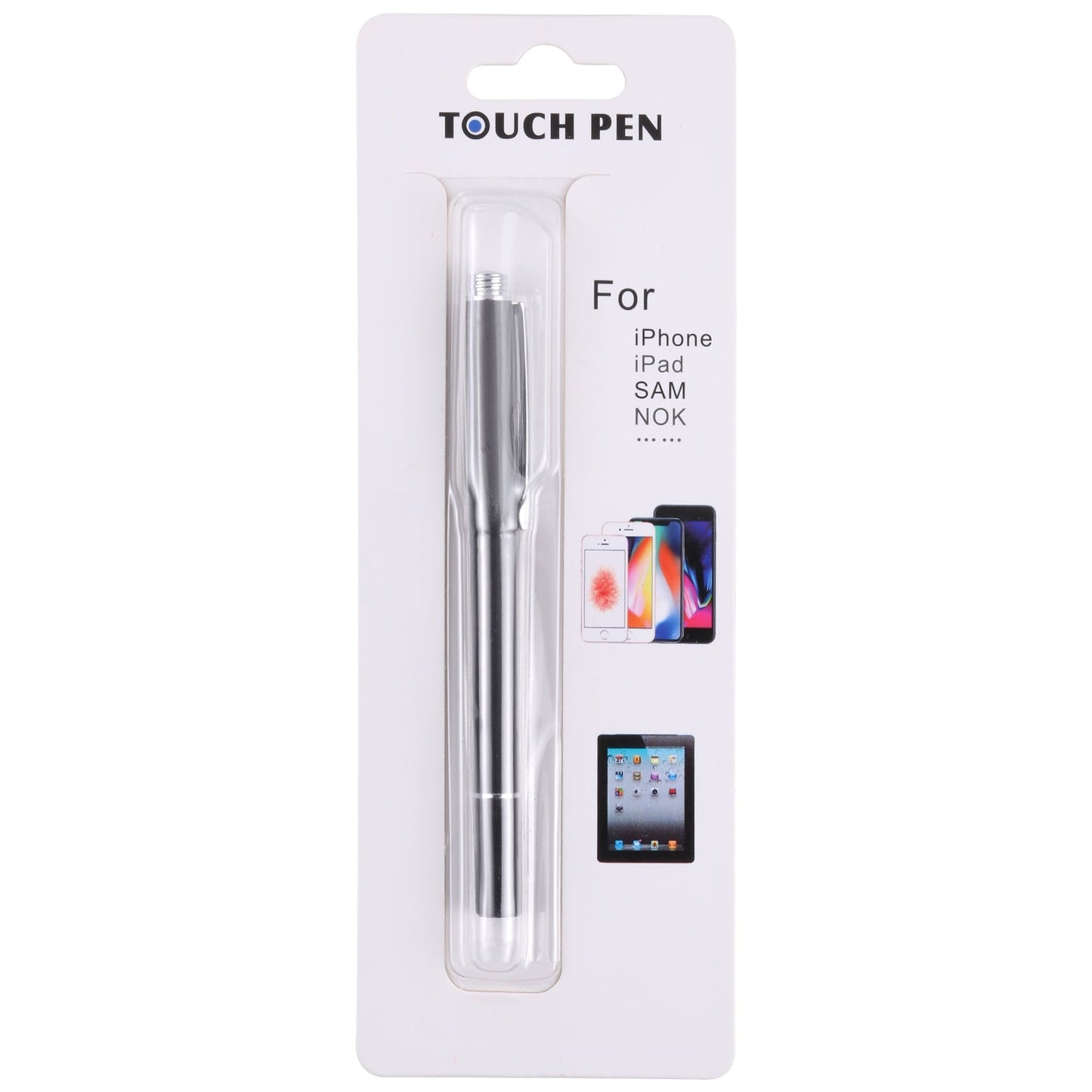 Universal Silicone Disc Nib Capacitive Stylus Pen (Black)