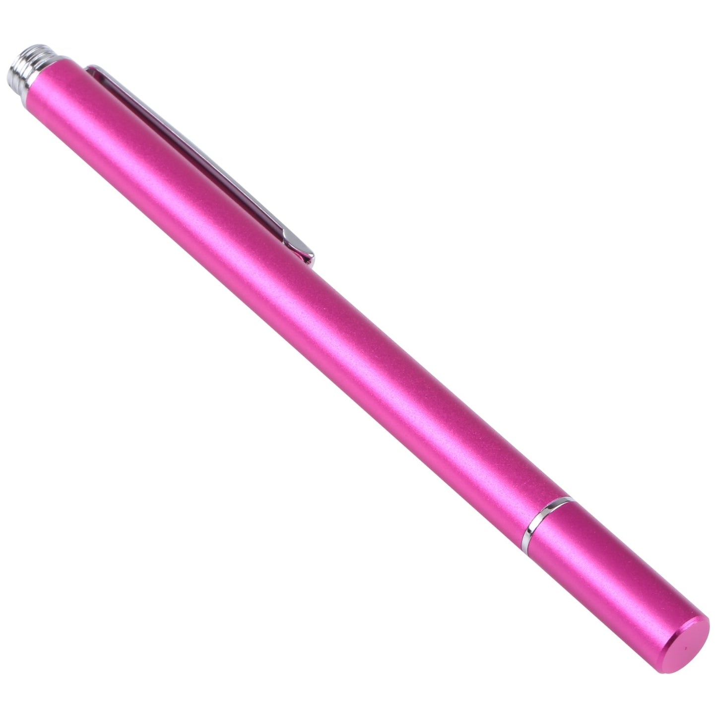 Universal Silicone Disc Nib Capacitive Stylus Pen (Rose Red)