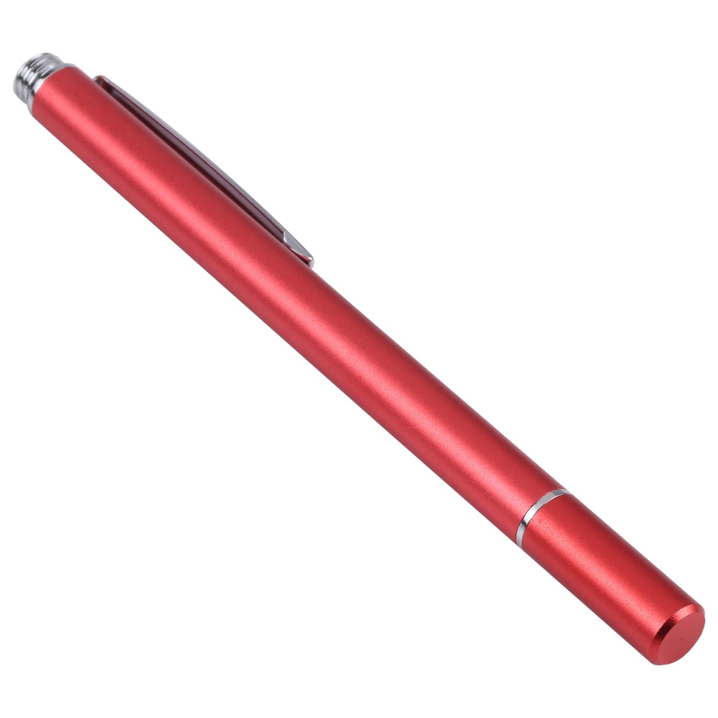 Universal Silicone Disc Nib Capacitive Stylus Pen (Red)