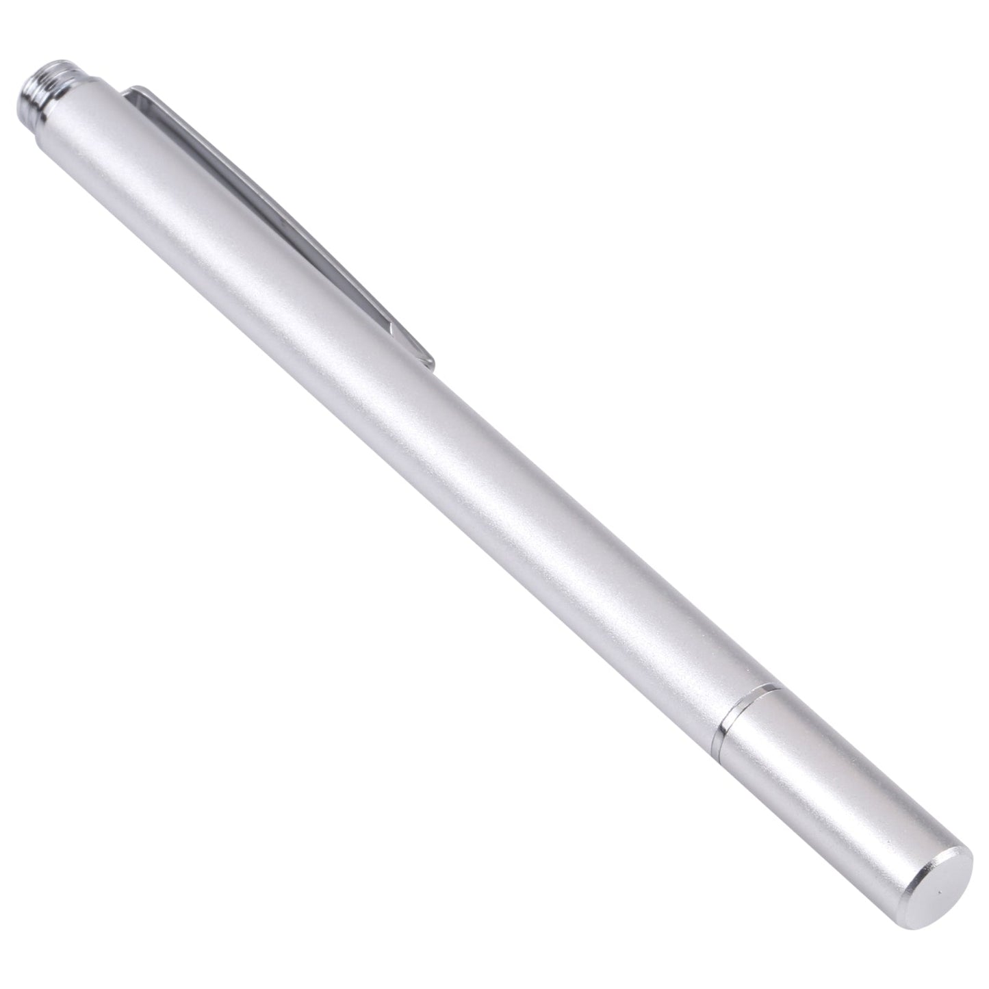 Universal Silicone Disc Nib Capacitive Stylus Pen (Silver)