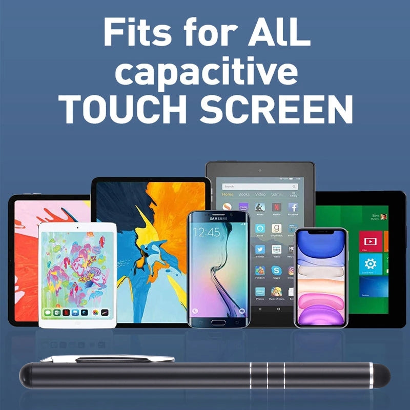 Universal Three Rings Mobile Phone Writing Pen (Black)