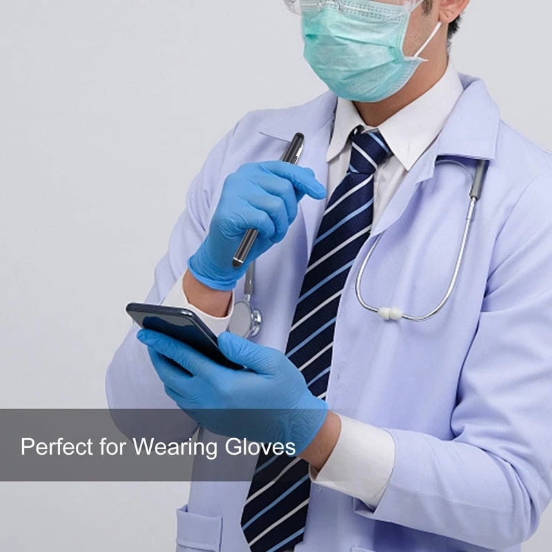 Universal Three Rings Mobile Phone Writing Pen (Black)