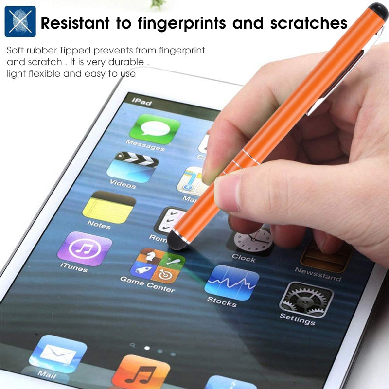 Universal Three Rings Mobile Phone Writing Pen (Orange)