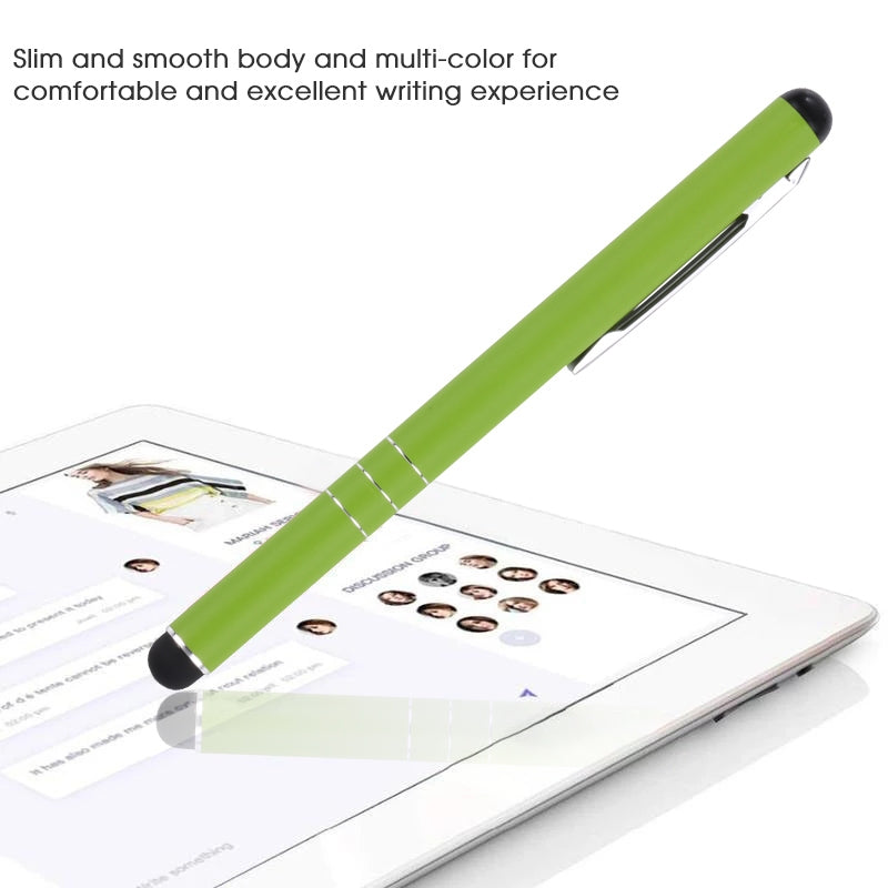Universal Three Rings Mobile Phone Writing Pen (Green)
