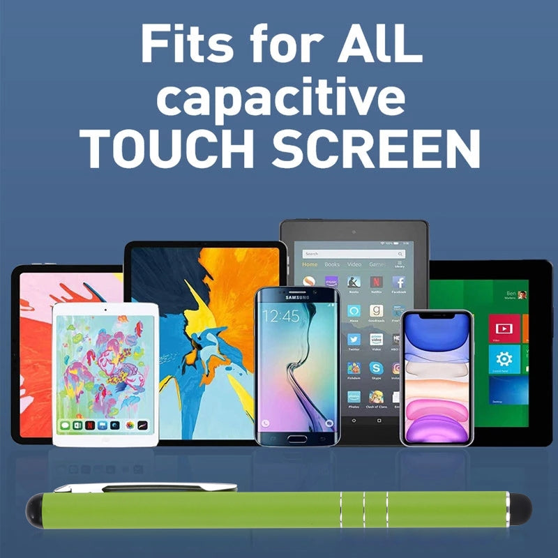 Universal Three Rings Mobile Phone Writing Pen (Green)