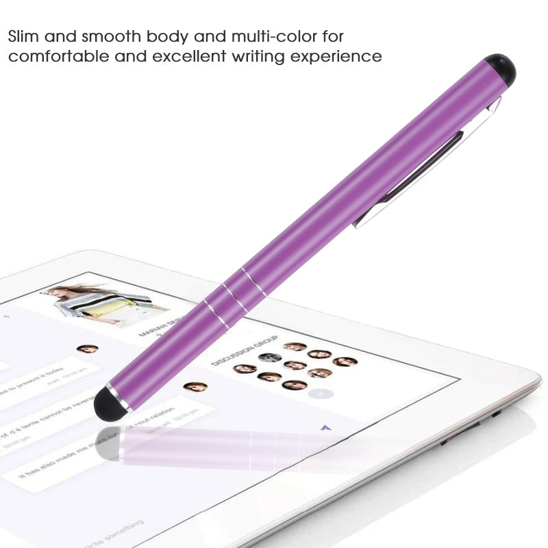Universal Three Rings Mobile Phone Writing Pen (Purple)