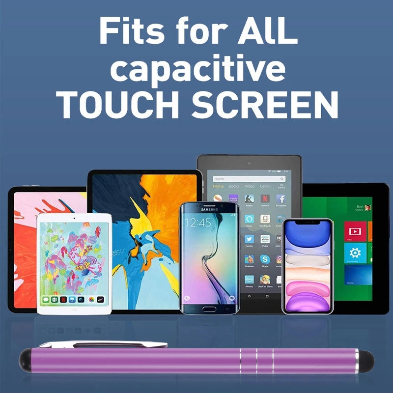 Universal Three Rings Mobile Phone Writing Pen (Purple)