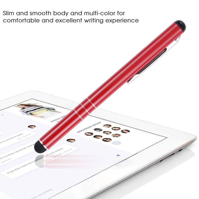 Universal Three Rings Mobile Phone Writing Pen (Red)